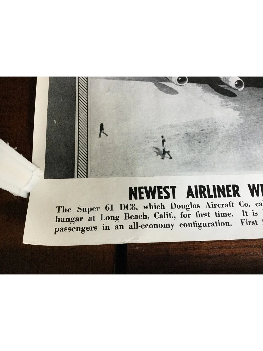 Illustrated Current News Photo - Super 61 DC8 Douglas Aircraft Airliner